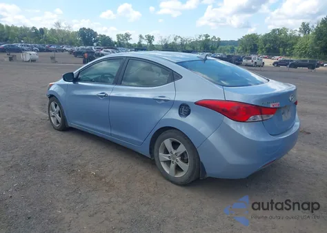 2013 Hyundai Elantra Gls from USA, damaged, VIN KMHDH4AE4DU492330